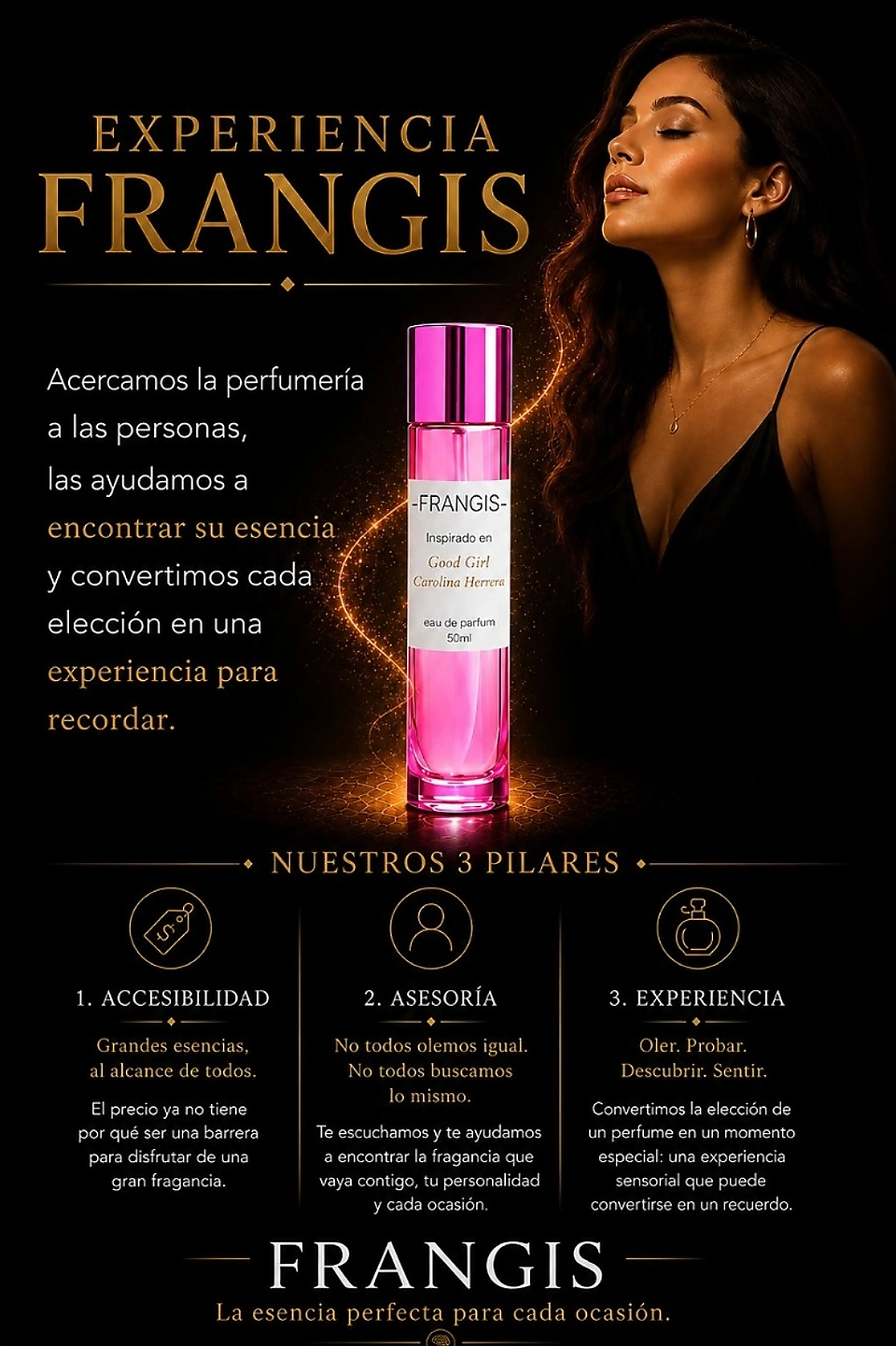Experiencia FRANGIS: accesibilidad, asesoría y experiencia sensorial